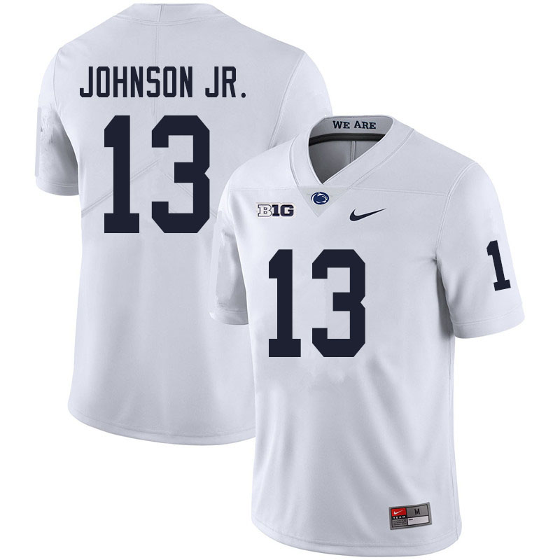 Men #13 Michael Johnson Jr. Penn State Nittany Lions College Football Jerseys Sale-White